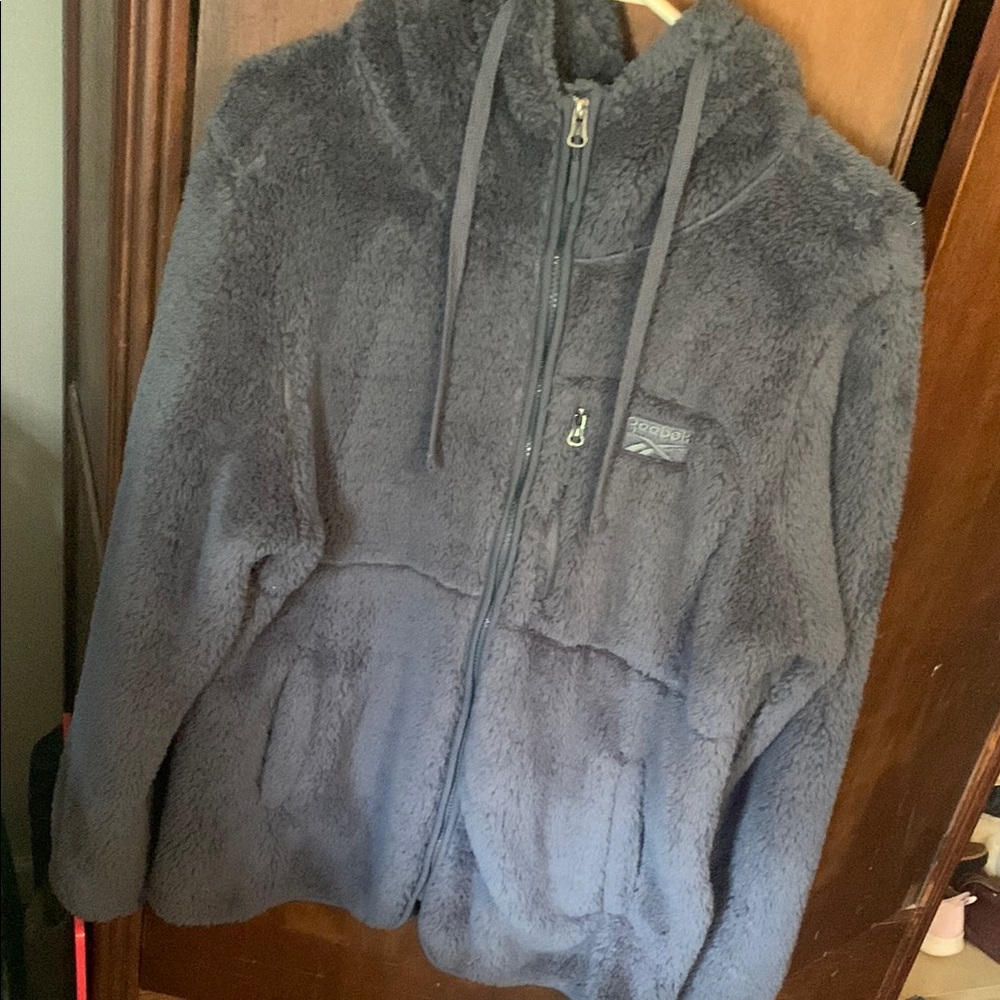 Reebok Gray Teddy Jacket
